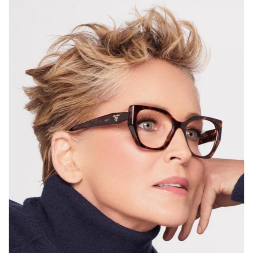 NEW PRADA EYEGLASSES PR18WV 07R1O1, PR 18WV 07R1O1 HAVANA WOMEN EYEWEAR VPR 18W